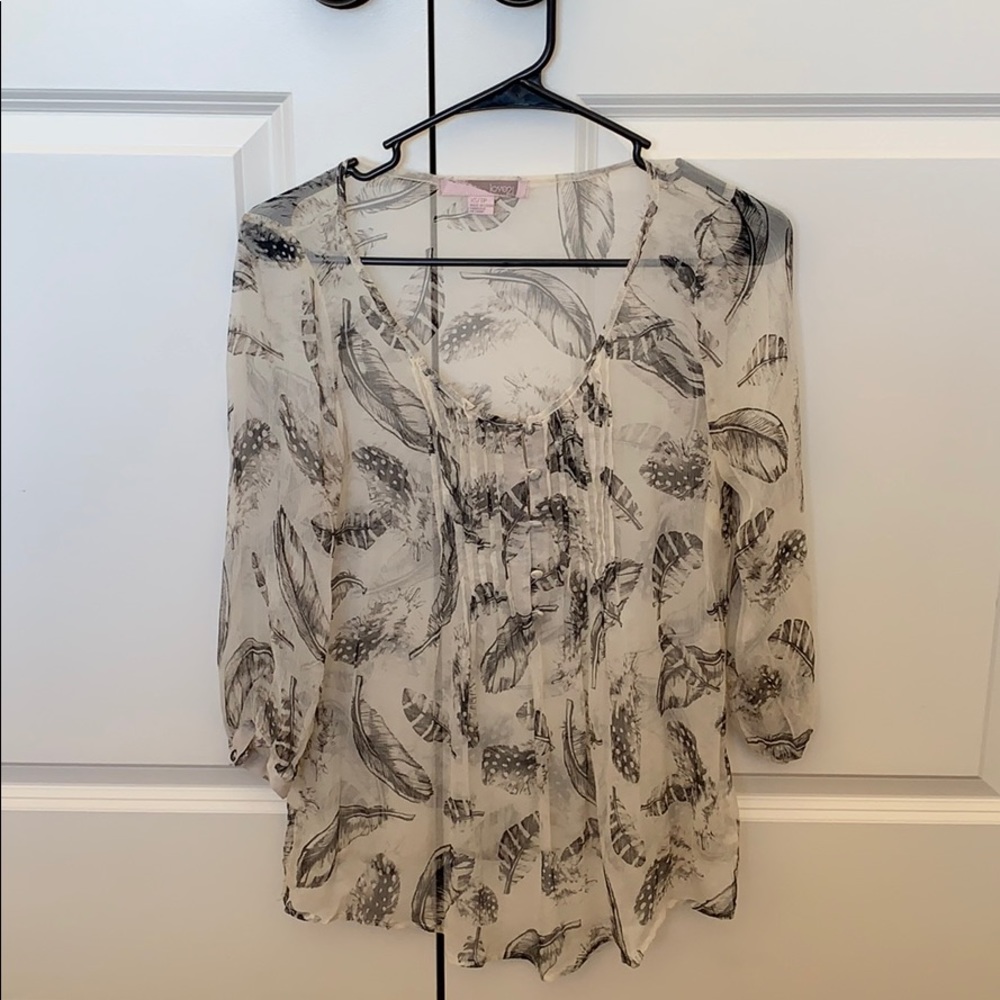 Flowy Sheer Blouse